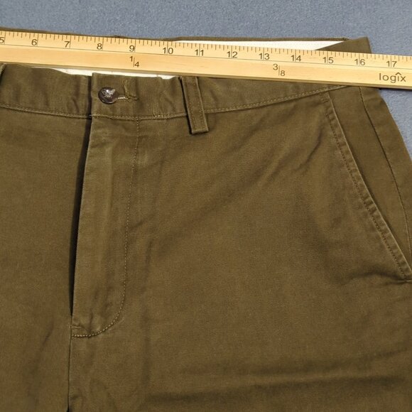 Polo Ralph Lauren Pants Mens 33x32 Olive Brown Cotton Preston Pant Preppy Casual - Picture 5 of 10